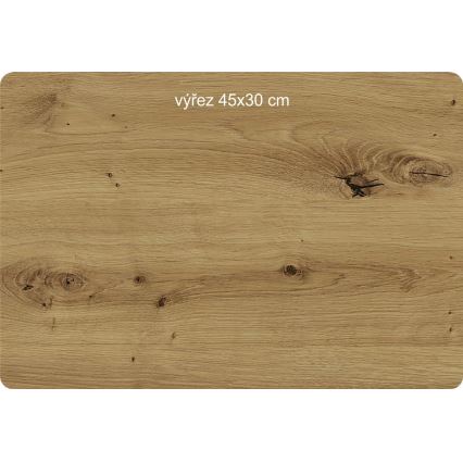 Li-Go 23628/DUB3 - Wanduhr LED/1xAA Ø 32 cm heller Eiche/rund