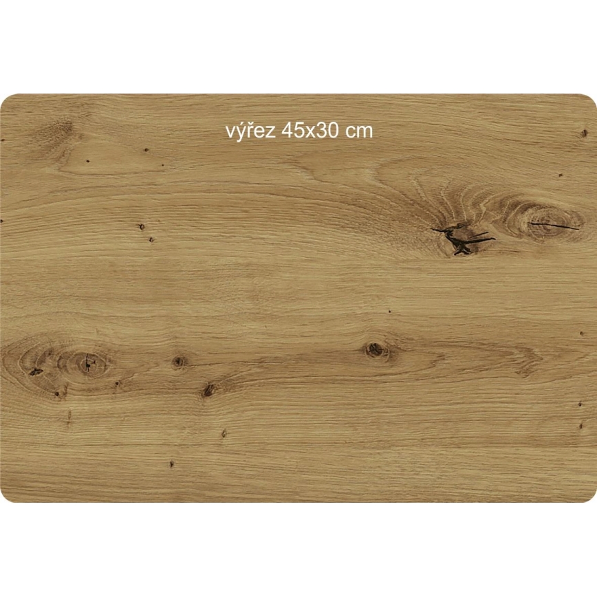 Li-Go 23628/DUB3 - Wanduhr LED/1xAA Ø 32 cm heller Eiche/rund