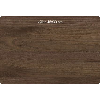 Li-Go 23654 - Dimmbare LED-Tischdekoration LED/12W/230V 20x22 cm Nussbaum/Moos-Arrangement