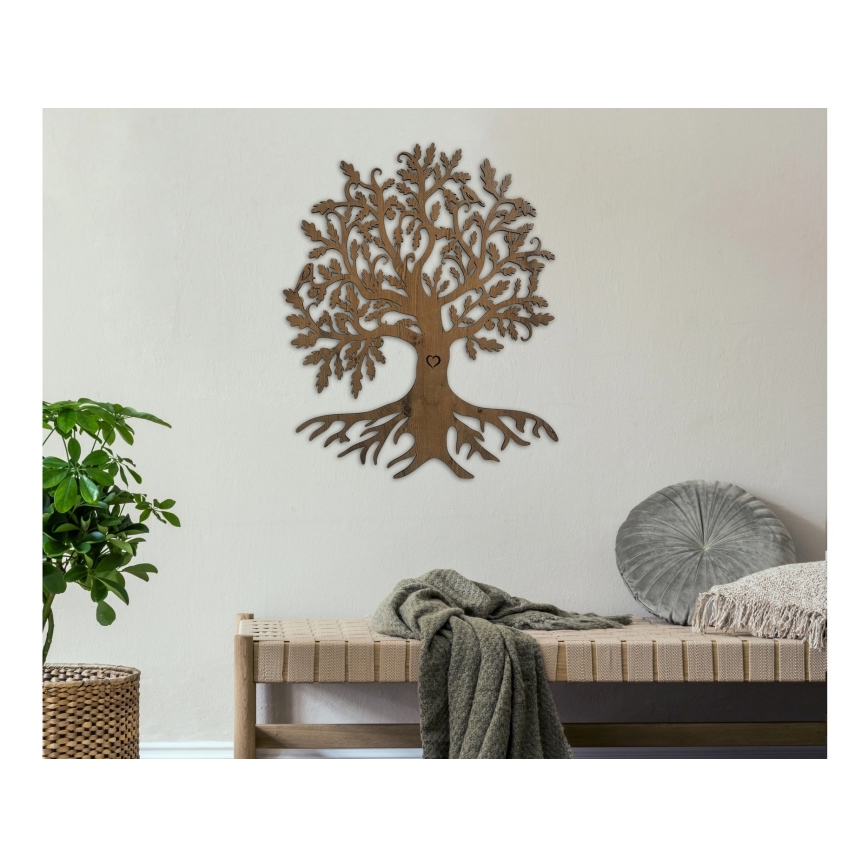 Li-Go 5739/DUB2 - Dimmbare LED-Wanddekoration LED/10W/230V 68x80 cm Eiche