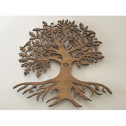 Li-Go 5742/DUB2 - Dimmbare LED-Wanddekoration LED/10W/230V 90x110 cm Eiche