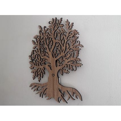 Li-Go 5747/DUB2 - Dimmbare LED-Wanddekoration LED/10W/230V 45x55 cm Eiche