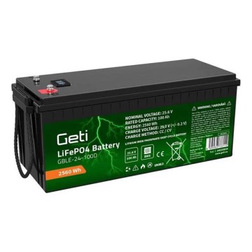 LiFePO4-Akku 25,6 V / 100 Ah