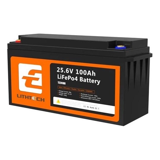 LiFePO4-Akku für Solaranlagen 25,6V/100Ah IP66