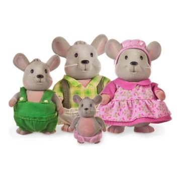 Li'l Woodzeez - Figuren-Set HANDYDANDY Mausfamilie