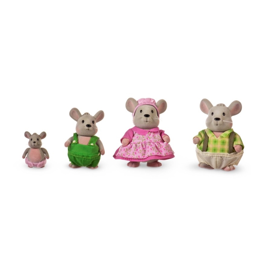 Li'l Woodzeez - Figuren-Set HANDYDANDY Mausfamilie