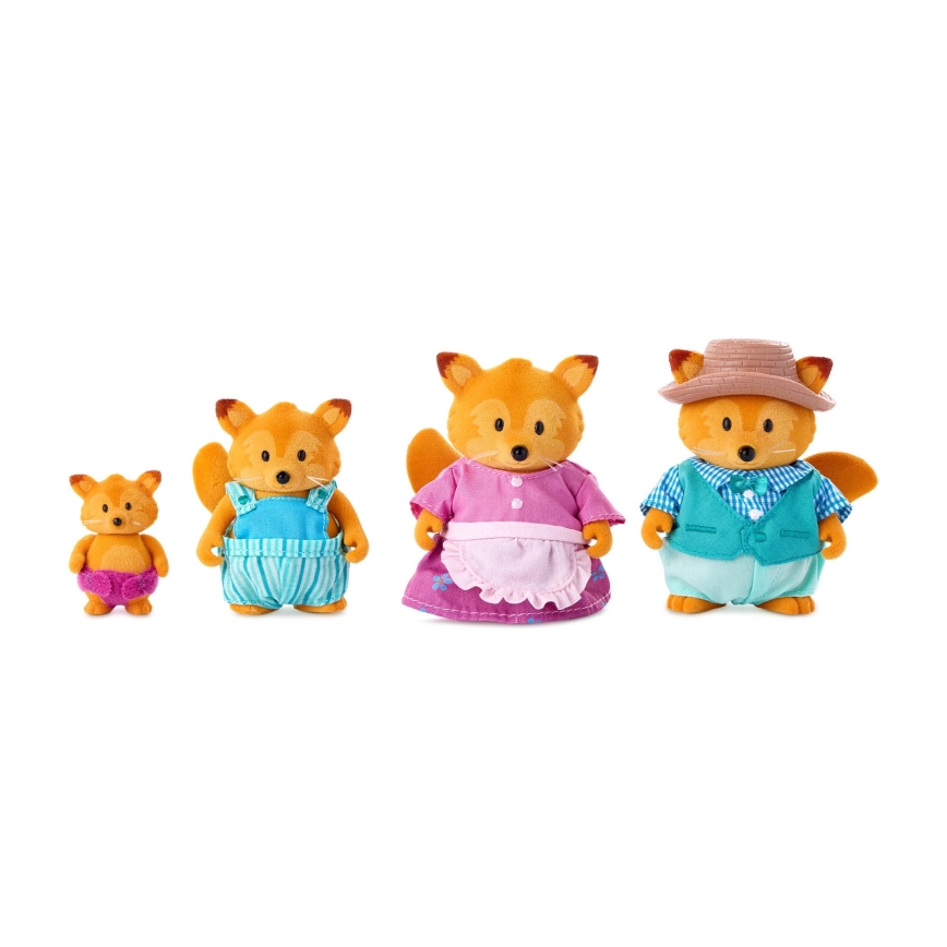Li'l Woodzeez - Figuren-Set TIPPYTAIL Fuchs-Familie