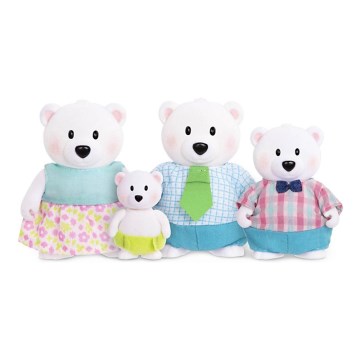 Li'l Woodzeez - Figuren-Set VAN NORTH Eisbärenfamilie