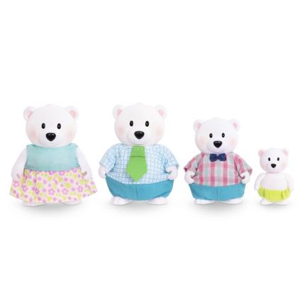 Li'l Woodzeez - Figuren-Set VAN NORTH Eisbärenfamilie