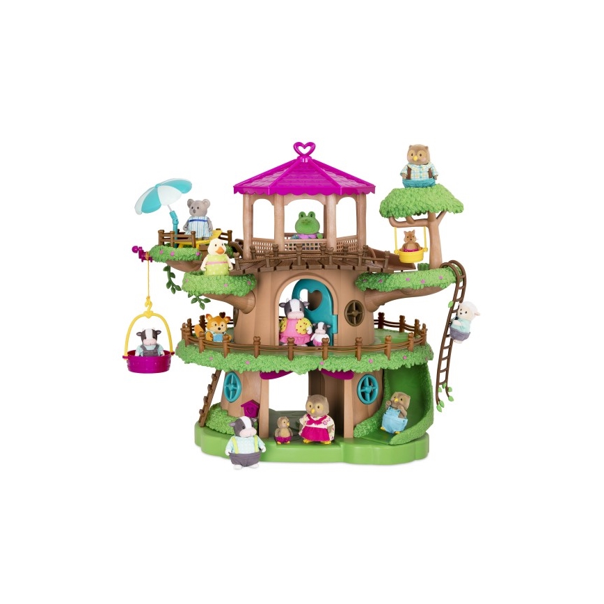 Li'l Woodzeez - Spielzeug-Set FAMILY TREEHOUSE Baumhaus