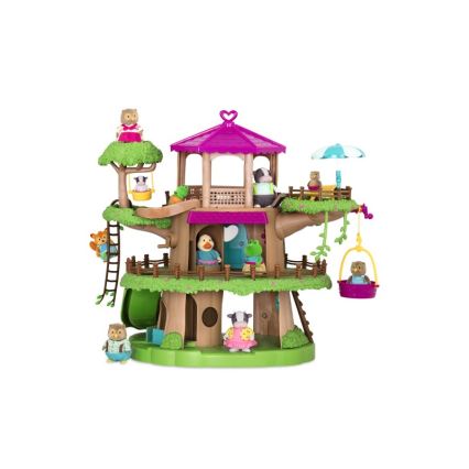 Li'l Woodzeez - Spielzeug-Set FAMILY TREEHOUSE Baumhaus