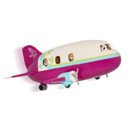 Li'l Woodzeez - Spielzeug-Set Flugzeug mit Zubehör
