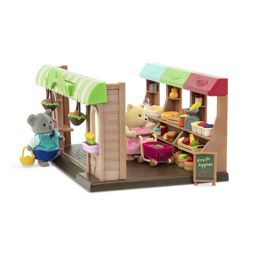 Li'l Woodzeez - Spielzeugset Bauernmarkt