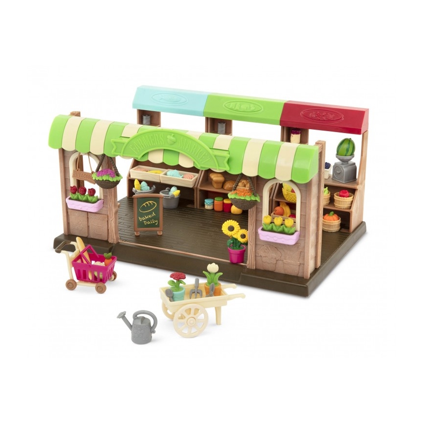 Li'l Woodzeez - Spielzeugset Bauernmarkt