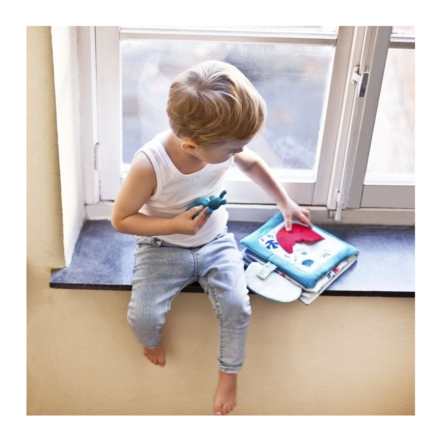 Lilliputiens - Kinder-Stoffbuch Nashorn Marius