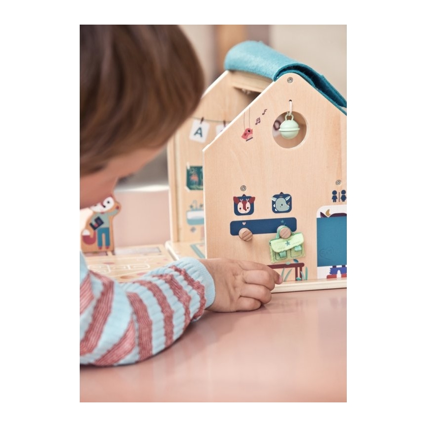 Lilliputiens - Motorik-Haus mit Aktivitäten Meine erste Schule