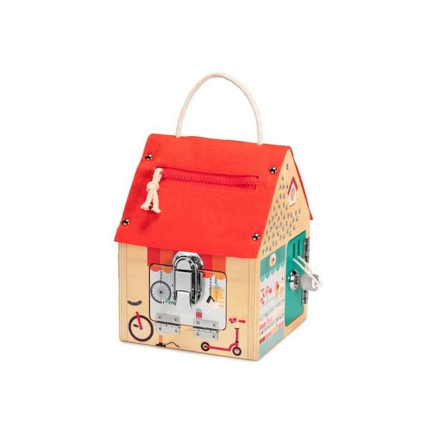 Lilliputiens - Motorik-Haus mit Verschlüssen