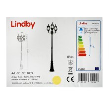 Lindby - Außenleuchte 3xE27/100W/230V IP44