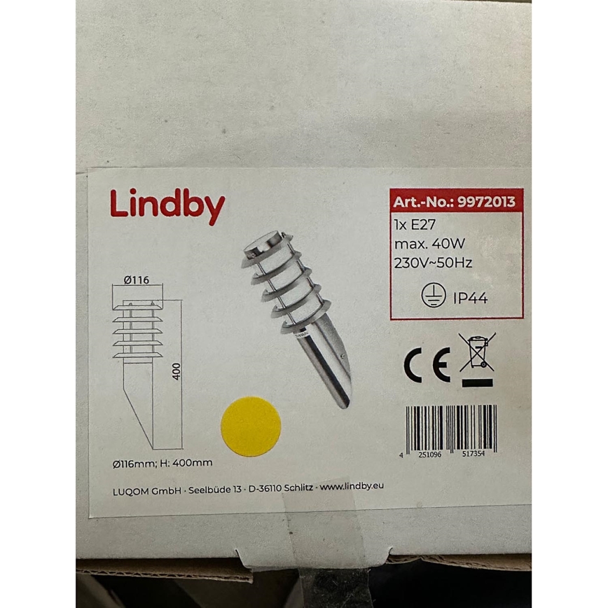 Lindby - Außenwandleuchte SELINA 1xE27/40W/230V IP44