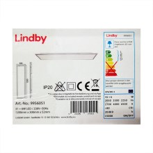 Lindby - Dimmbare LED-RGB-Deckenleuchte KJETIL LED/37W/230V Wi-Fi Tuya + Fernbedienung