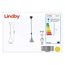 Lindby - Hängeleuchte an Schnur FLYNN 1xE14/40W/230V