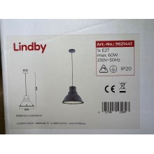 Lindby - Hängeleuchte an Schnur PERCIVAL 1xE27/60W/230V