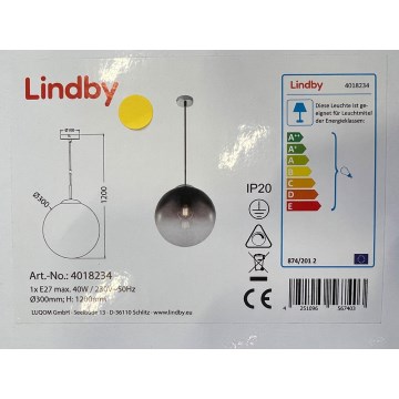 Lindby - Hängeleuchte an Schnur ROBYN 1xE27/40W/230V