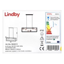 Lindby - LED-Hängeleuchte an einer Schnur UTOPIA 6xG9/5W/230V