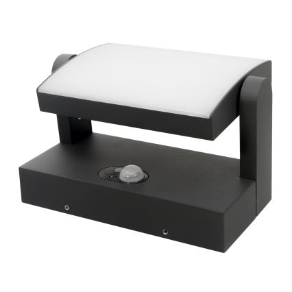 Lindby - LED Solar-Wandleuchte mit Sensor SHERIN LED/3,7W/7,4V 1800 mAh IP54