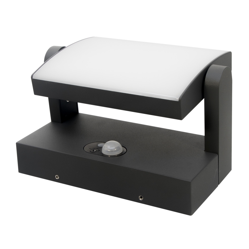 Lindby - LED Solar-Wandleuchte mit Sensor SHERIN LED/3,7W/7,4V 1800 mAh IP54