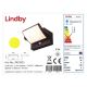 Lindby - LED-Solarwandleuchte mit Sensor SHERIN LED/3,7W/3,7V IP54