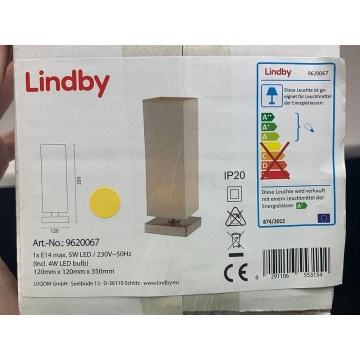 Lindby - LED-Tischlampe MARTJE 1xE14/4,5W/230V