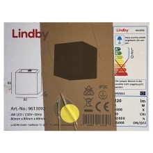 Lindby - LED-Wandbeleuchtung QUASO LED/4W/230V Beton