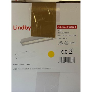 Lindby - LED Wandleuchte TJADA 3xG9/3W/230V