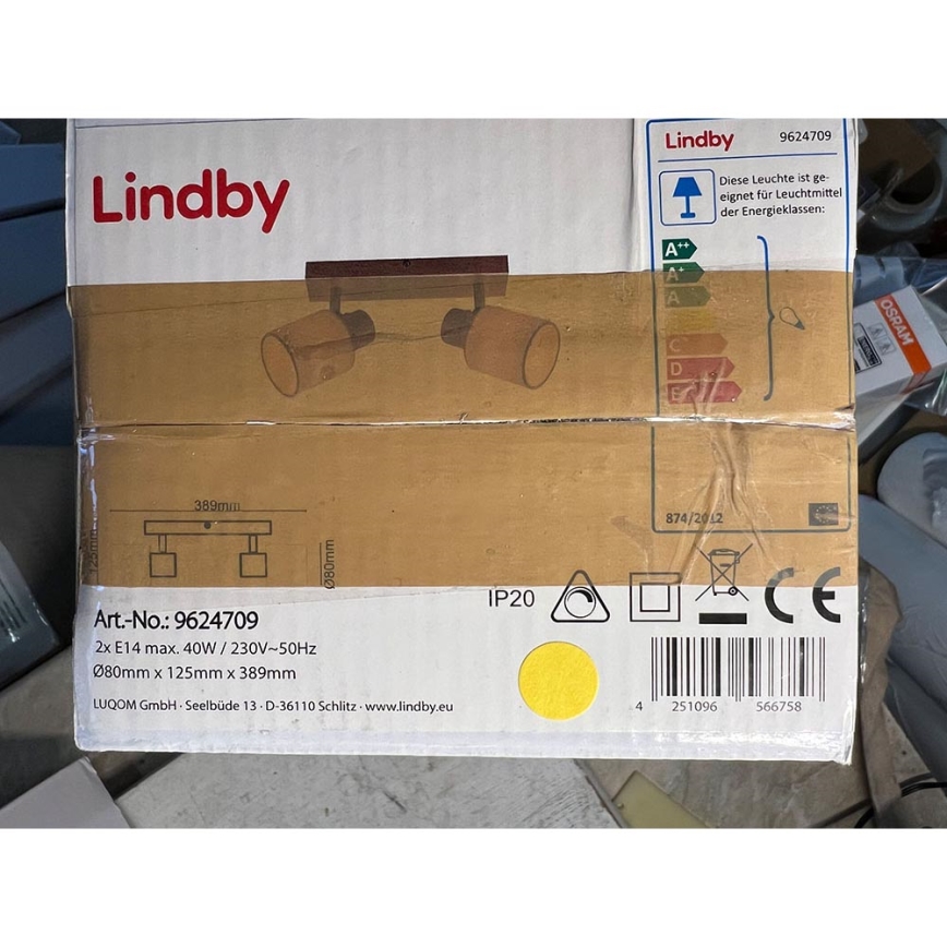 Lindby - Strahler WANESSA 2xE14/40W/230V