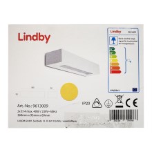 Lindby - Wandleuchte MATTEO 2xE14/40W/230V