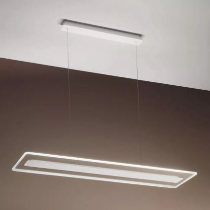 Linea Light 8936 - LED-Hängeleuchte an Schnur ANTILE LED/45W/230V CRI 90 weiß