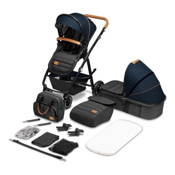 Lionelo - 2-in-1 Kombikinderwagen AMBER Navyblau