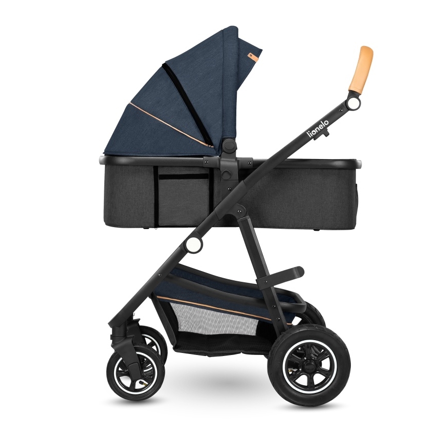 Lionelo - 2-in-1 Kombikinderwagen AMBER Navyblau