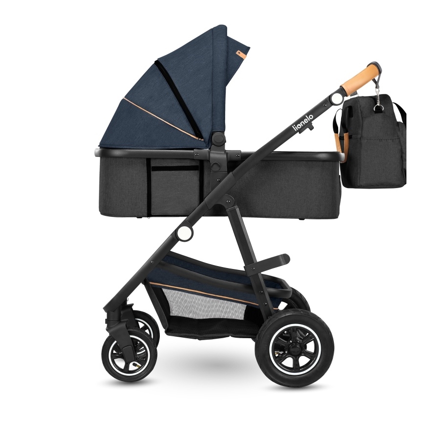 Lionelo - 2-in-1 Kombikinderwagen AMBER Navyblau
