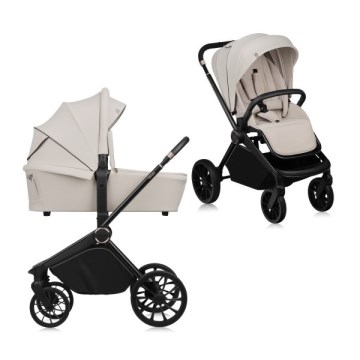 Lionelo - 2-in-1 Kombikinderwagen MIKA PLUS Beige Sand