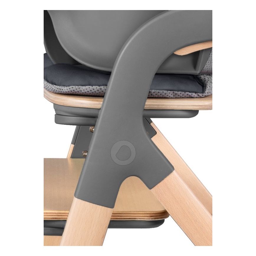 Lionelo - 3-in-1 Kinderhochstuhl MEGAN Grau-Holz