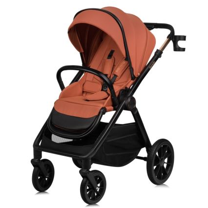Lionelo - 3-in-1 Kombi-Kinderwagen LAYLA Brown Rust