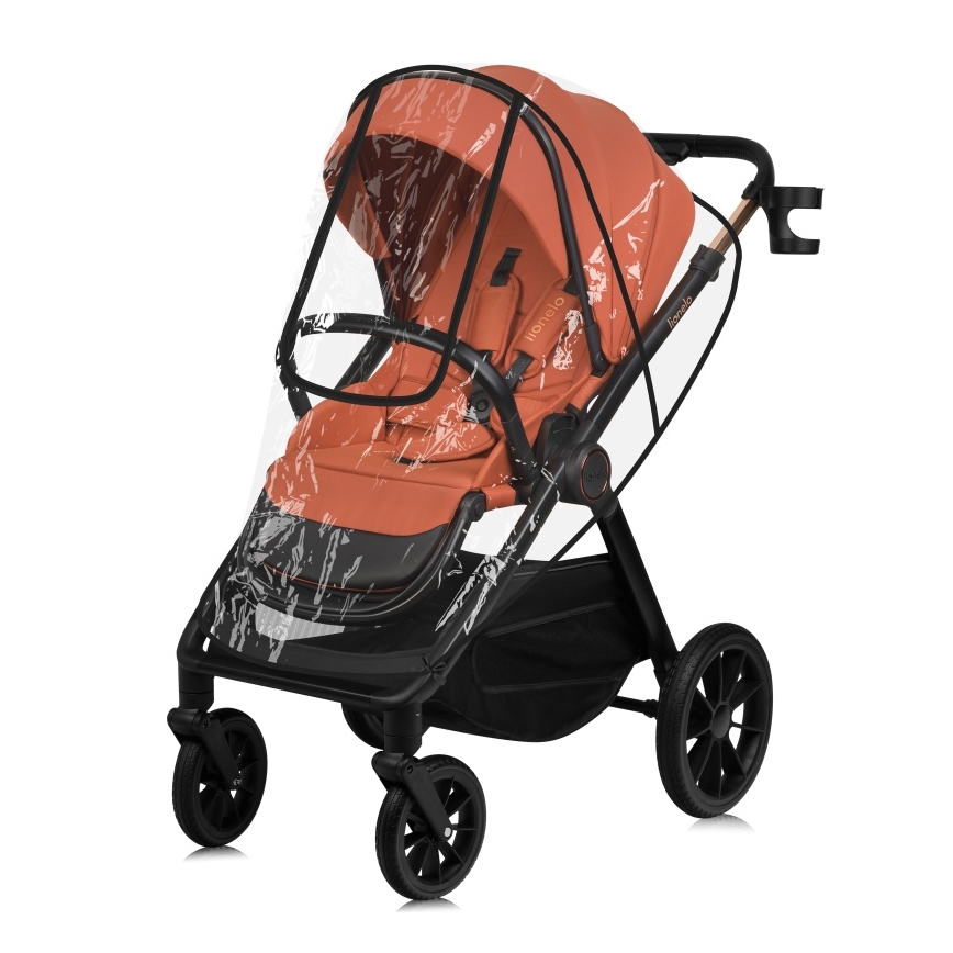 Lionelo - 3-in-1 Kombi-Kinderwagen LAYLA Brown Rust