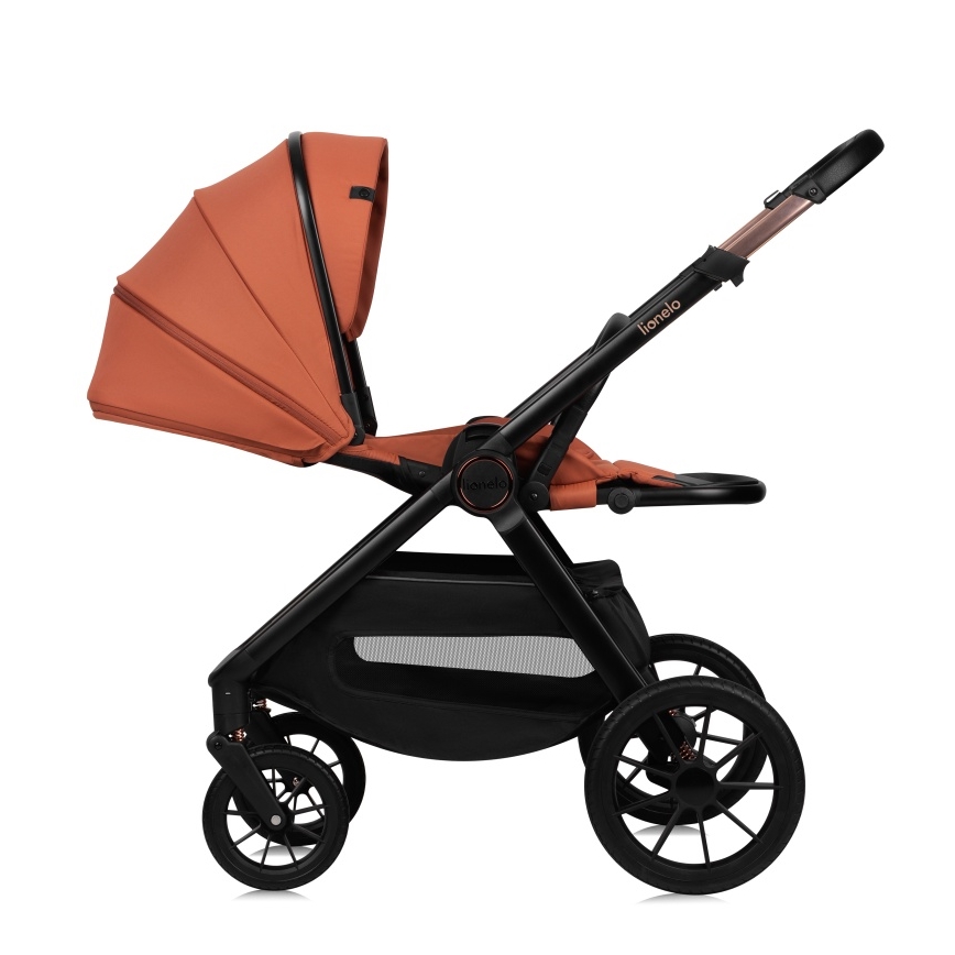 Lionelo - 3-in-1 Kombi-Kinderwagen LAYLA Brown Rust