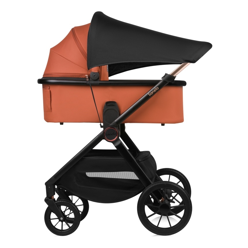 Lionelo - 3-in-1 Kombi-Kinderwagen LAYLA Brown Rust