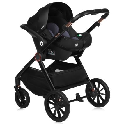Lionelo - 3-in-1 Kombi-Kinderwagen LAYLA Brown Rust