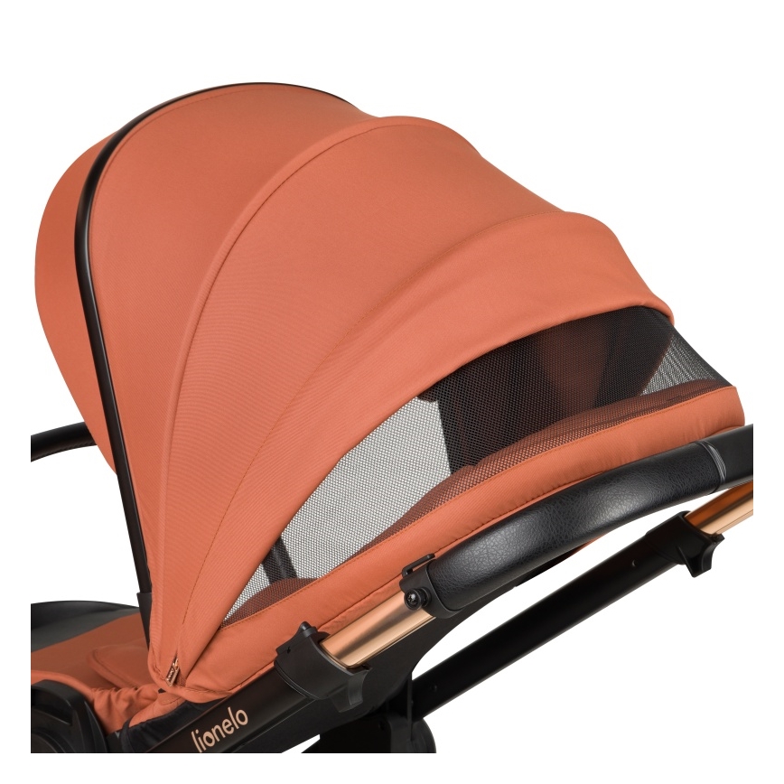 Lionelo - 3-in-1 Kombi-Kinderwagen LAYLA Brown Rust