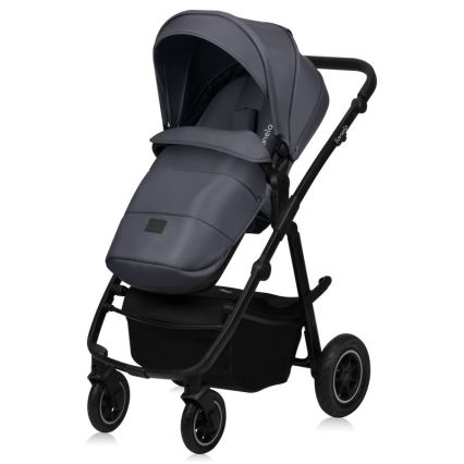 Lionelo - 3-in-1 Kombikinderwagen AMBER PLUS Grau Graphite