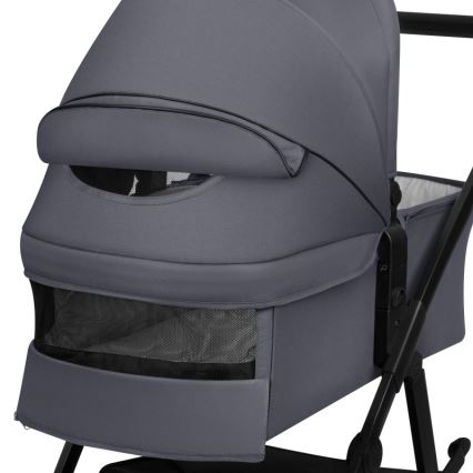 Lionelo - 3-in-1 Kombikinderwagen AMBER PLUS Grau Graphite